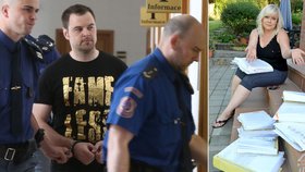 Petr K. je obviněn z vraždy a manželky dcery. Spis je opravdu rozsáhlý, váží několik kilogramů, ukazuje Jana Rejžková.