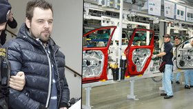 Petr Kramný je stále zaměstnancem nošovické automobilky. Sedí však ve vazbě