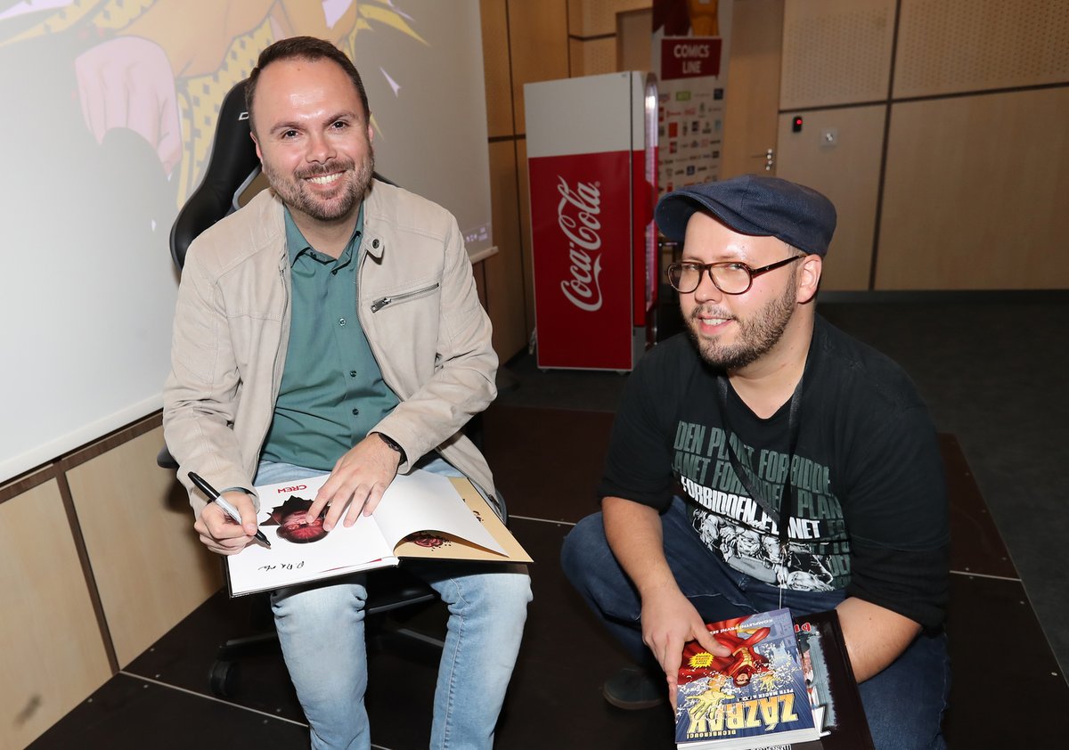 Petr Macek a Petr Kopl představili nový díl Péraka na pražském Comic-conu