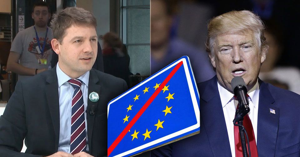 Trump hrozba není a Česko by mělo vystoupit z EU, míní Mach.