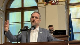 Motorista Macinka sdílel svůj sněmovní výhled na pultík: Pirát Zdeněk Hřib (14.11.2025)