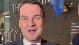 Petr Macinka v New Yorku před Valným shromážděním OSN (22.9.2026)