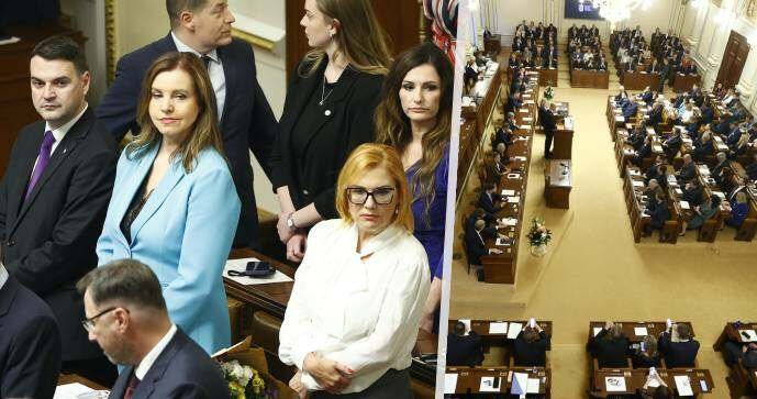 Petr Macinka (Motoristé) se omluvil Zuzaně Majerové (Trikolora, zvolená za SPD)