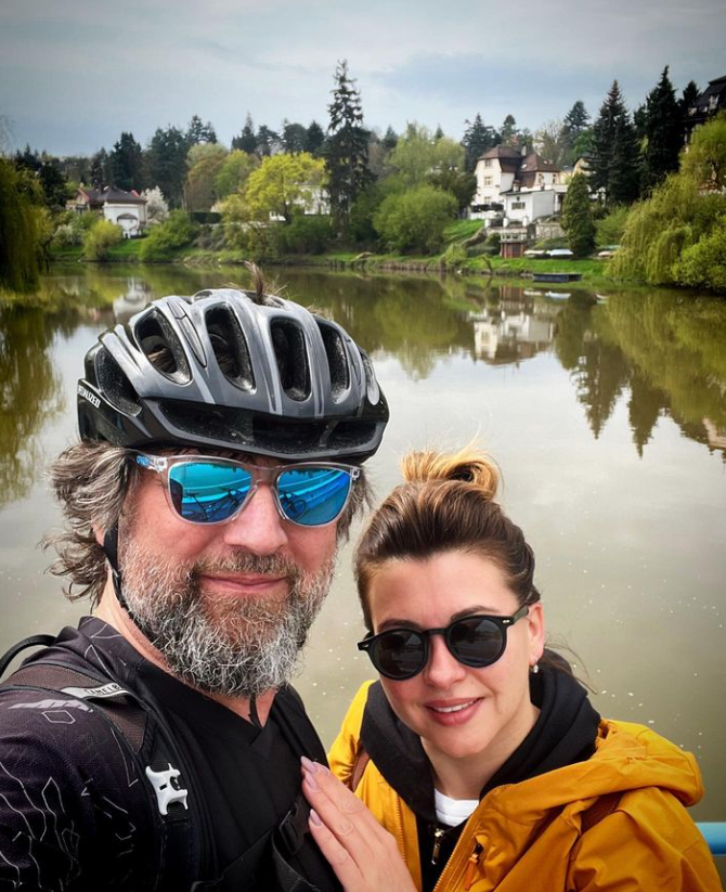 Petr Malásek a Dana Morávková jsou vášniví cyklisté.