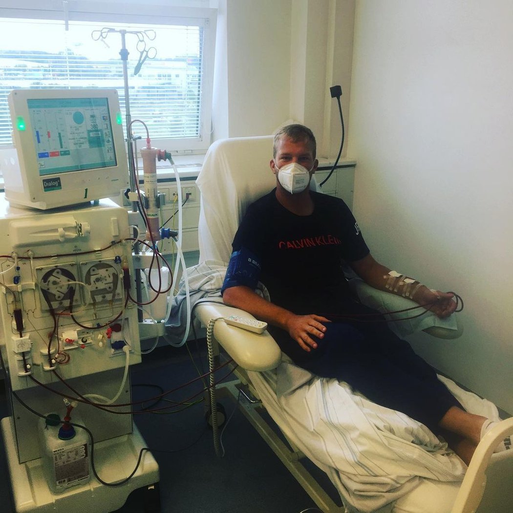 Bývalý fotbalista Petr Mikolanda čekal na novou ledvinu.