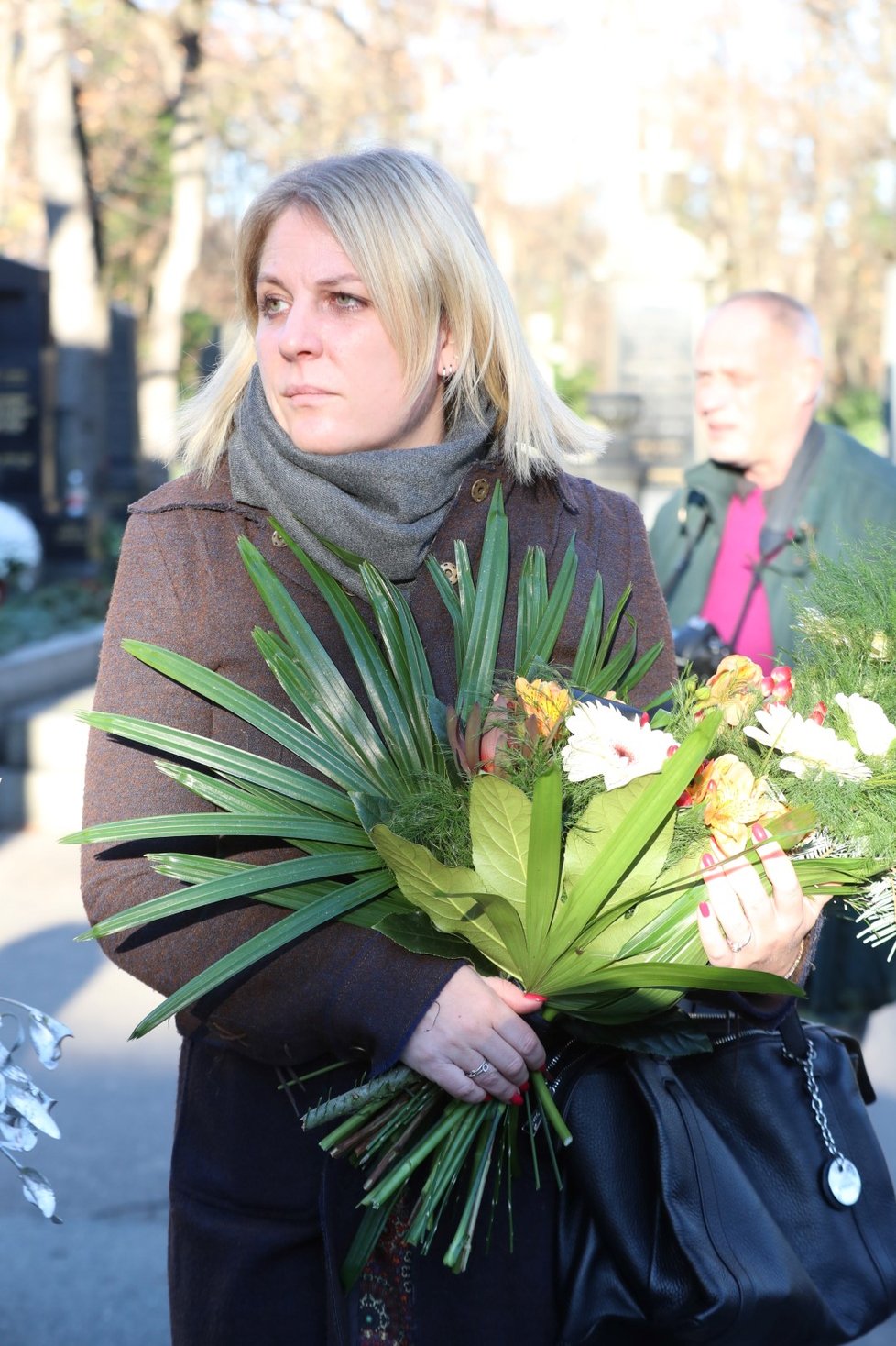 Pohřeb fotografa Petra Mráčka - Petra Hapková