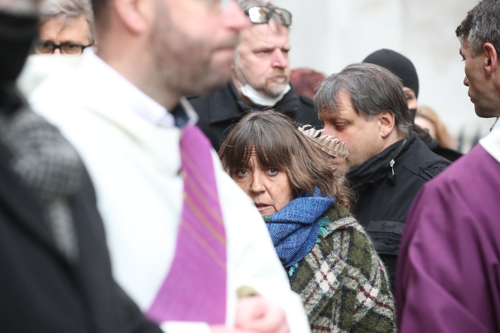 Pohřeb fotografa Petra Našice - Radek Holub a Bára Hrzánová