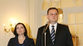 Petr Nečas s exmanželkou Radkou, kterou Nagyová nechala sledovat.