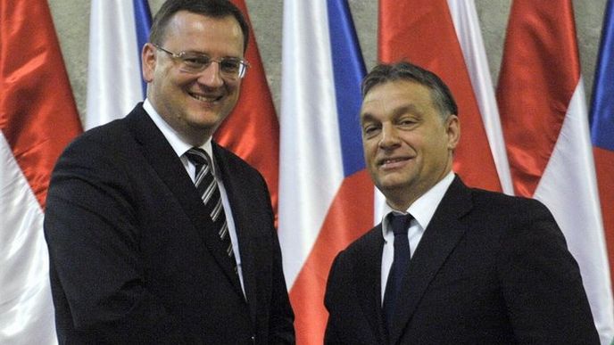 Petr Nečas, Viktor Orbán