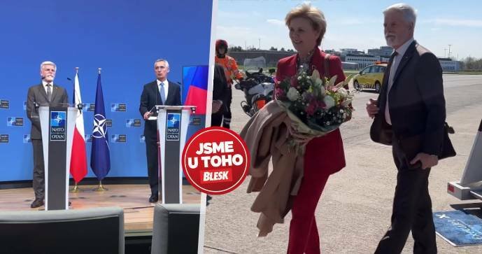 Pavel s manželkou v Bruselu: První dáma v červeném a přivítání šéfem NATO. Co všechno je čeká?