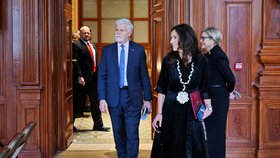 Prezident Petr Pavel s manželkou Evou na návštěvě Karlovarského kraje: Císařské lázně (10.11.2025)