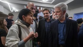 Petr Pavel na představení Sametový díl Kanceláře Blaník #2 v Činoherním klubu (17. 11. 2025)