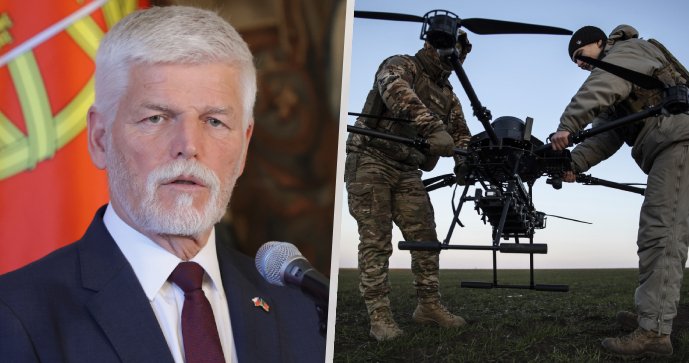 Prezident Petr Pavel okomentoval spor ohledně dovozu dronů na Ukrajinu.