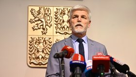 Prezident Petr Pavel na tiskové konferenci k valorizaci důchodů. (15.3.2023)