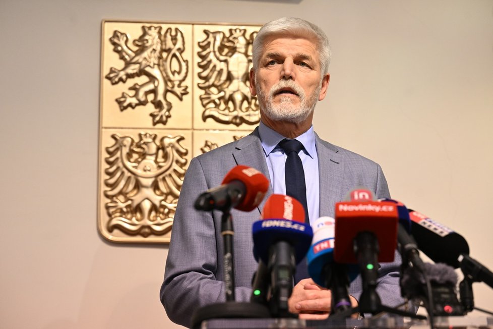 Prezident Petr Pavel na tiskové konferenci k valorizaci důchodů (15. 3. 2023)