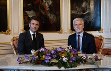 Prezident Macron navštívil Prahu: Ukrajina, zvěřina