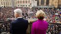 Inaugurace Petra Pavla: prezident s manželkou Evou. (9.3.2023)