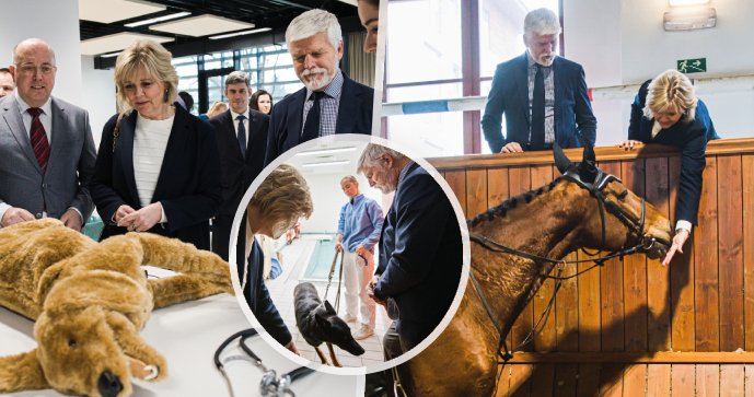 Prezident Pavel s první dámou v Jihomoravském kraji: Návštěva Veterinární univerzity v Brně (25.2.2025)