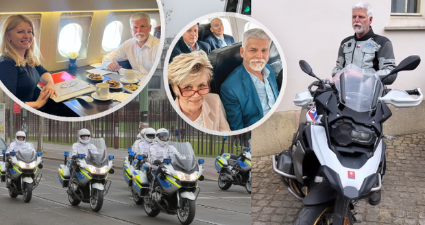 Pavlos Reise: Mit dem Auto, dem Zug und dem regulären Flugzeug.  Er fährt mit dem Motorrad nach Bayern