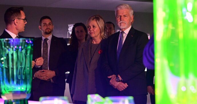 Prezident Petr Pavel s manželkou Evou na návštěvě Karlovarského kraje (10.11.2025)