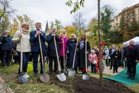 Poslední strom Olgy Havlové vysadil na Hradě Pavel s první dámou: Zdobí Jelení příkop