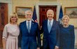 Petr Pavel a Eva Pavlová v Bílém domě s tehdejším americkým prezidentem Joe Bidenem a první dámou USA Jill (11. 7. 2024) Petr Pavel a Eva Pavlová v Bílém domě s tehdejším americkým prezidentem Joe Bidenem a první dámou USA Jill (11. 7. 2024)