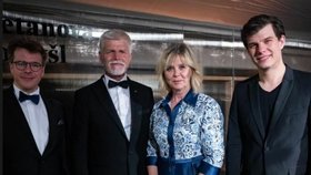 Prezident s první dámou na zahájení festivalu Smetanova Litomyšl (8.6.2024)