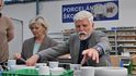 Petr Pavel v Karlovarském kraji, návštěva porcelánky Thun Petr Pavel v Karlovarském kraji, návštěva porcelánky Thun