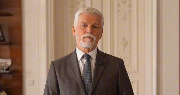 Petr Pavel v předtočeném projevu pro Forum 2000 (říjen 2026).