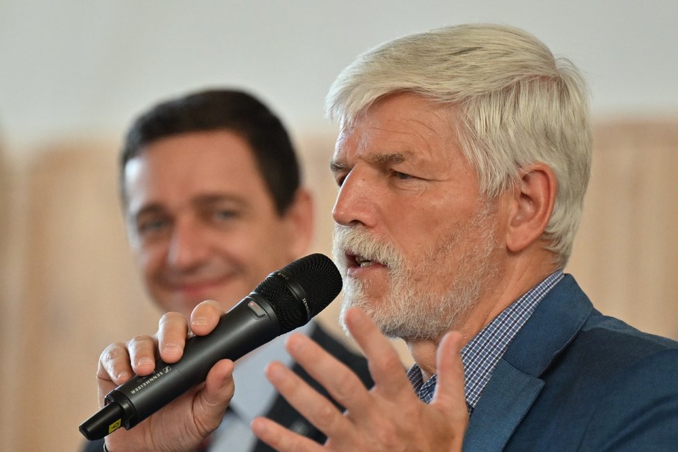 Prezident Petr Pavel při debatě s občany obcí zasažených tornádem (27.9.2023)