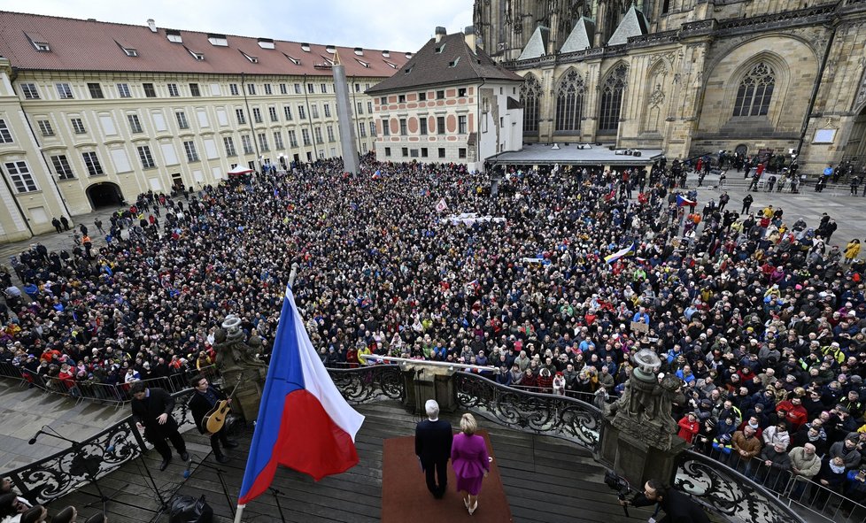 Inaugurace nově zvoleného prezidenta Petra Pavla na Pražském hradě (9. 3. 2023)