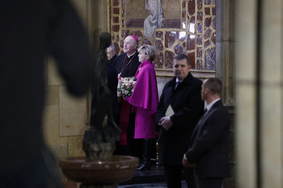 Inaugurace Petra Pavla: Te Deum v katedrále sv. Víta (9. 3. 2023)