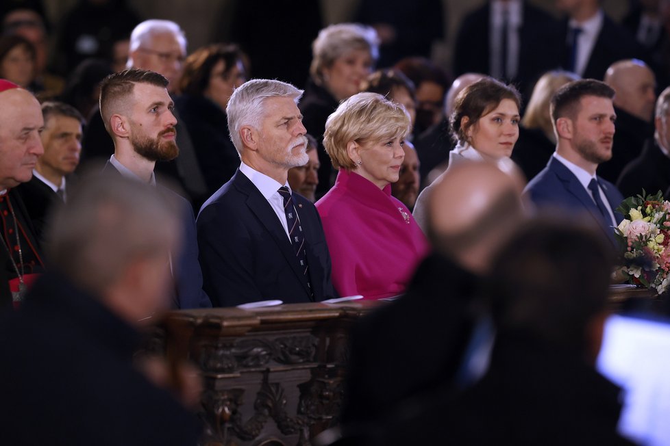 Inaugurace Petra Pavla: Te Deum v katedrále sv. Víta (9. 3. 2023)