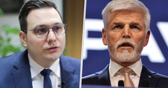 Prezident Petr Pavel a ministr zahraničí Jan Lipavský