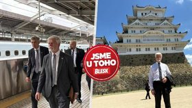 Pavel v zemi samurajů: Šílené vedro přes 36 °C! Obdivoval šinkanzen a hrad z „bondovky“
