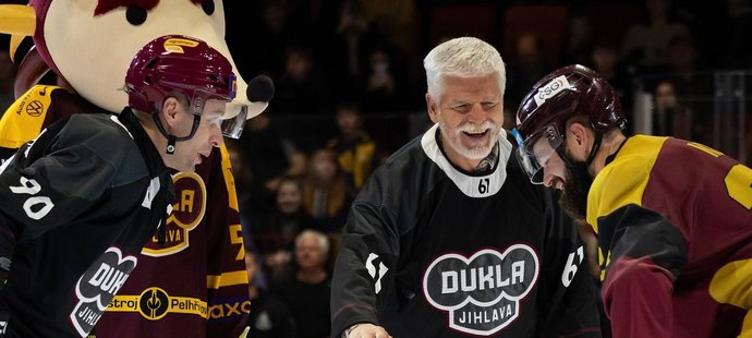 Prezident Petr Pavel se na akci skvěle bavil.