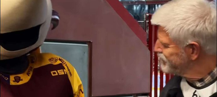 Prezident Petr Pavel se na akci skvěle bavil.