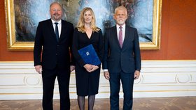 Jmenování soudců na Pražském hradě za účasti prezidenta Pavla i ministra spravedlnosti Tejce (27.7.2026)