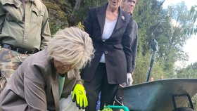 Pavlovi na závěr návštěvy Karlovarského kraje vyrazili na zámek Bečov a do Bečovské botanické zahrady (17.9.2026).
