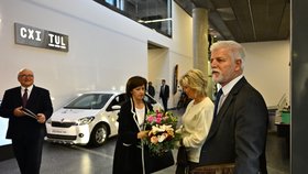 Petr Pavel s manželkou Evou v Libereckém kraji: Návštěva ústavu pro nanomateriály