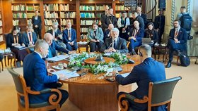 Petr Pavel na setkání prezidentů V4 v Maďarsku (3.12.2025)