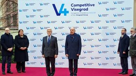 Petr Pavel na setkání prezidentů V4 v Maďarsku (3.12.2025)