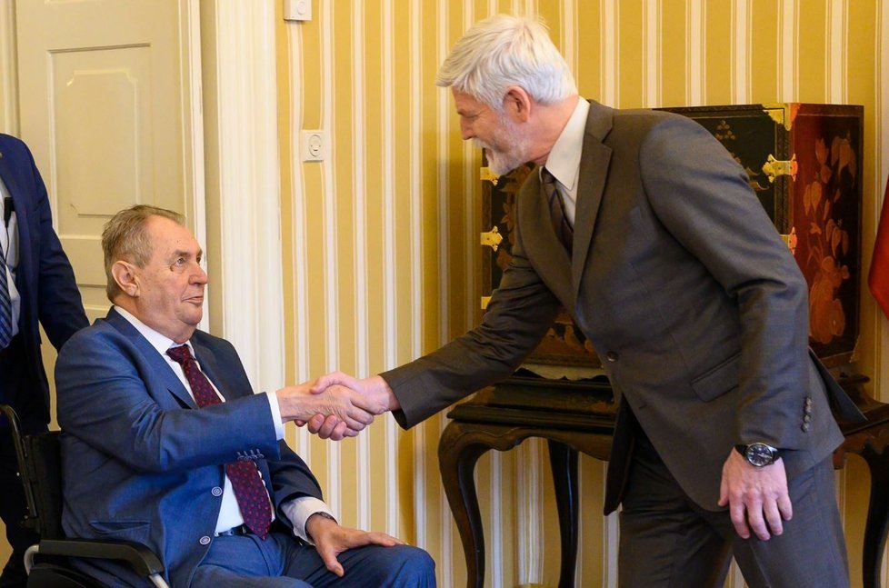 Jednání dvou prezidentů: Miloš Zeman a Petr Pavel v Lánech