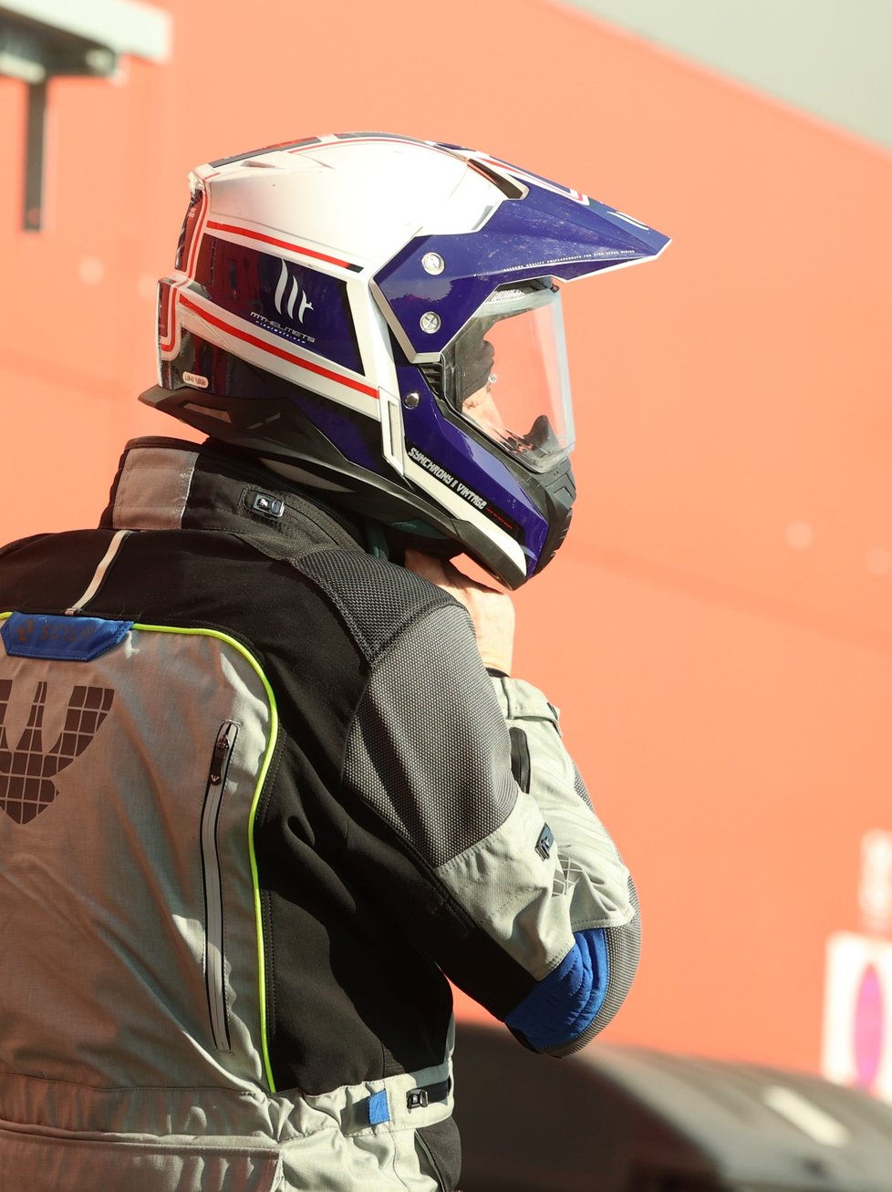 Petr Pavel zahájil motorkářský veletrh v Praze na motorce (2.3.2023)