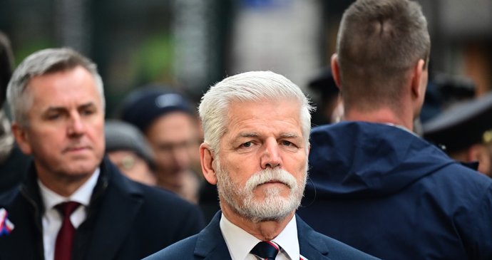 Petr Pavel na Národní třídě (17.11.2025)