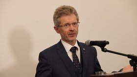 Tisková konference Petra Pavla a Miloše Vystrčila (ODS), 25. 4. 2023, Praha.