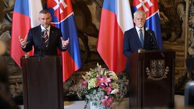 Návštěva Petera Pellegriniho v Praze