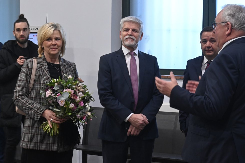 Prezident Petr Pavel s první dámou na návštěvě Plzeňského kraje (23.1.2024)