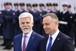 Návštěva v Polsku: Prezidenti Petr Pavel a Andrzej Duda v Prezidentském paláci. (16.3.2023)