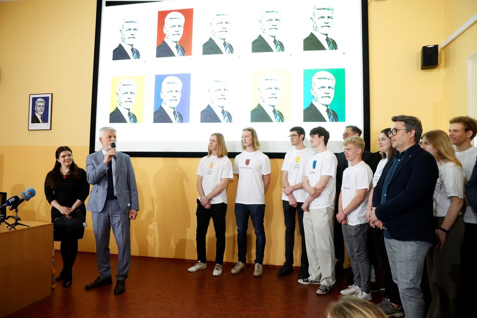 Tisková konference prezidenta Petra Pavla k představení oficiálního portrétu a známek. (3.5.2023)